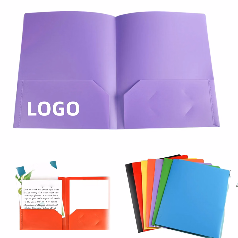 Plastic Office Document Storage Folder 2 Pocket