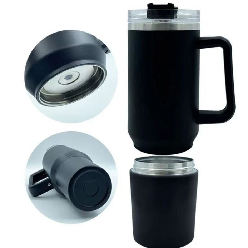 40oz Powder Coated Split Tumbler 1