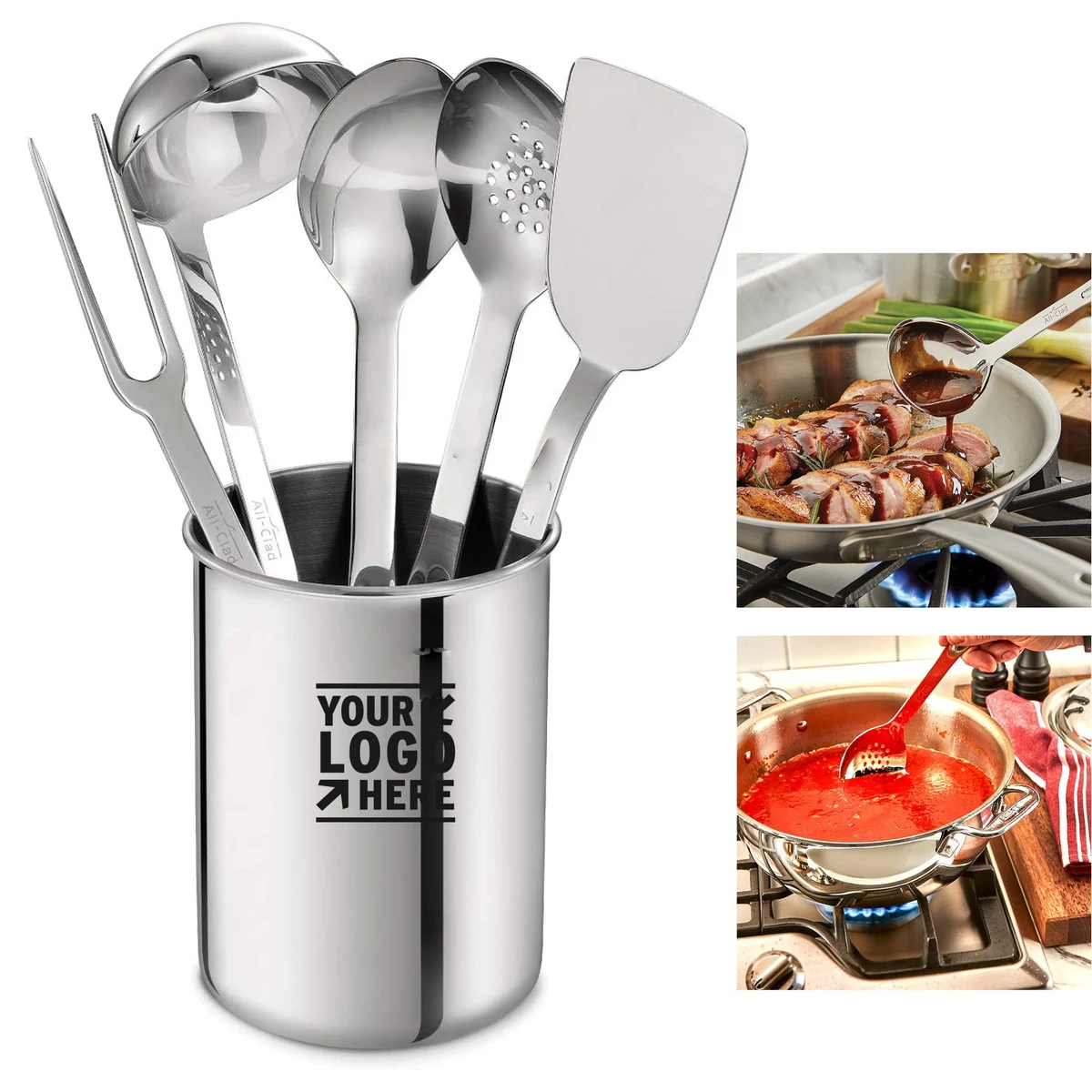 6 Pieces Professional Stainless Steel Kitchen Tool Set 1
