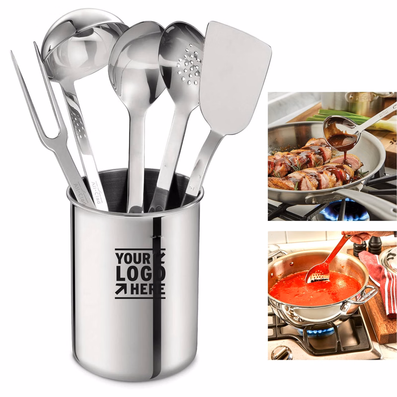 6 Pieces Professional Stainless Steel Kitchen Tool Set