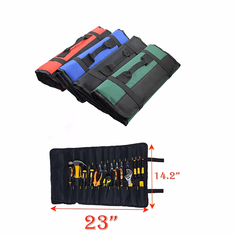 MOQ 20 Portable Multifunctional Reel type Hardware Tool Bag
