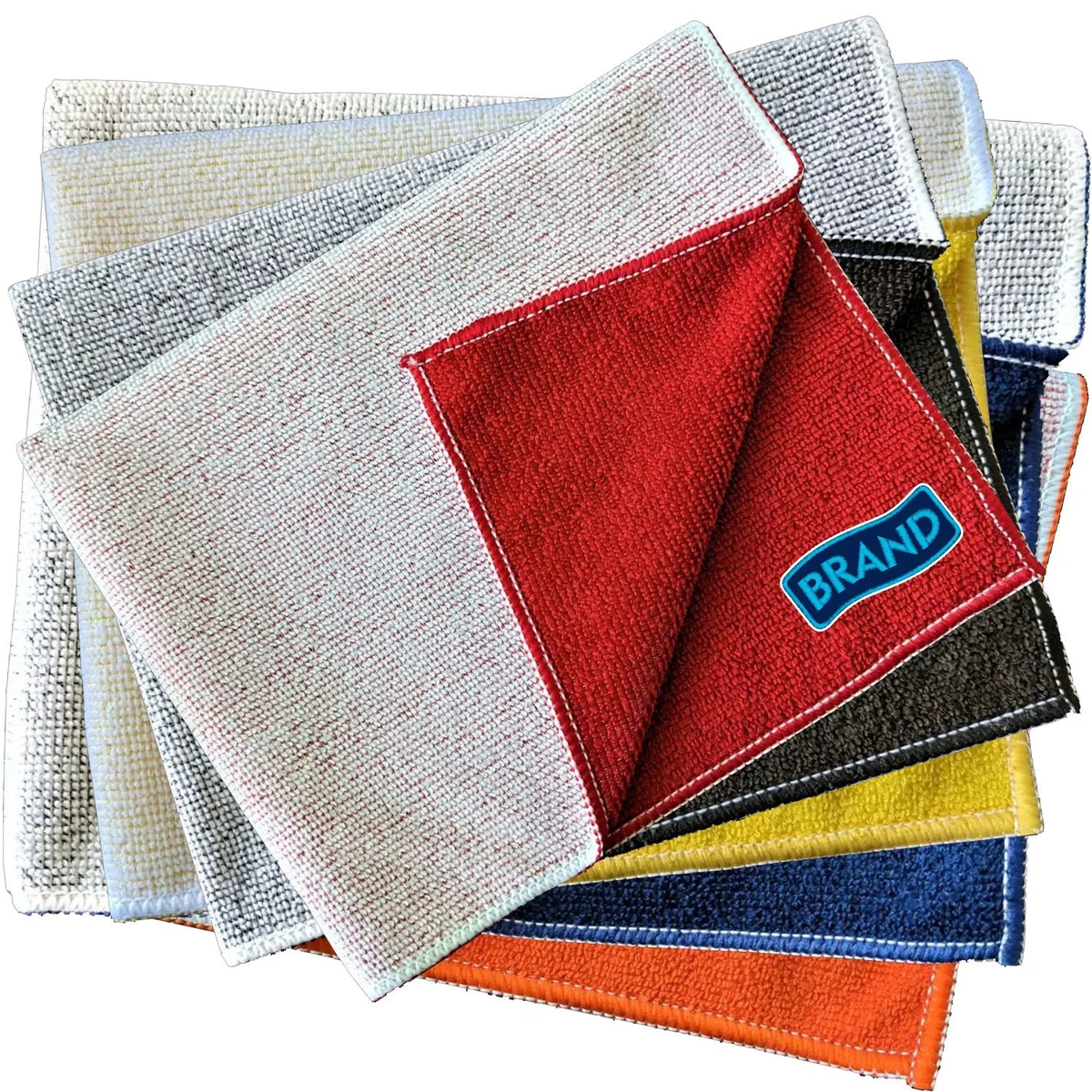 15" x 18" Sublimated Color Back Microfiber Rally Towel 1