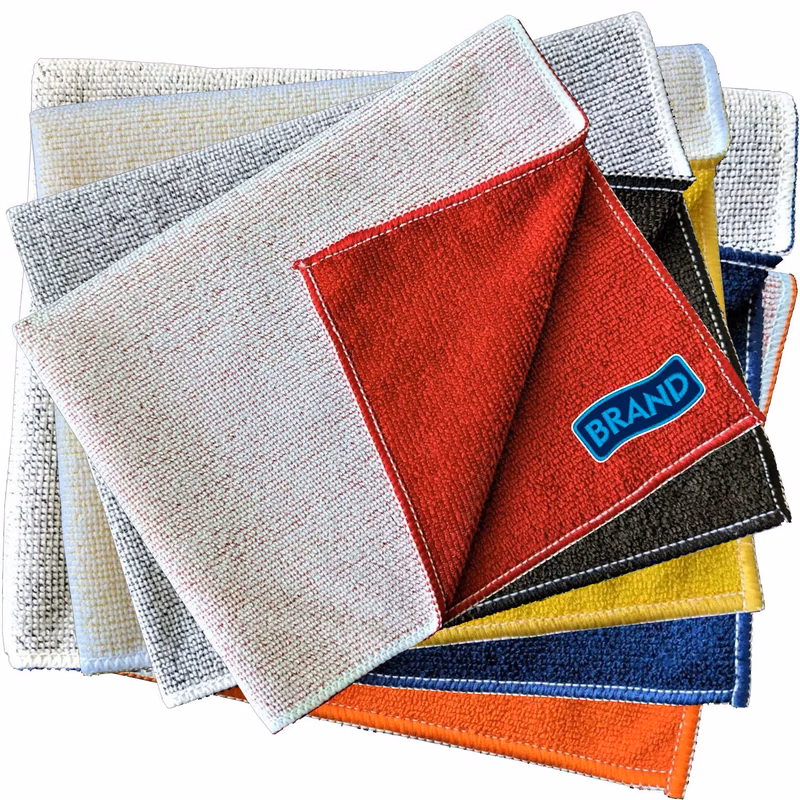 15" x 18" Sublimated Color Back Microfiber Rally Towel