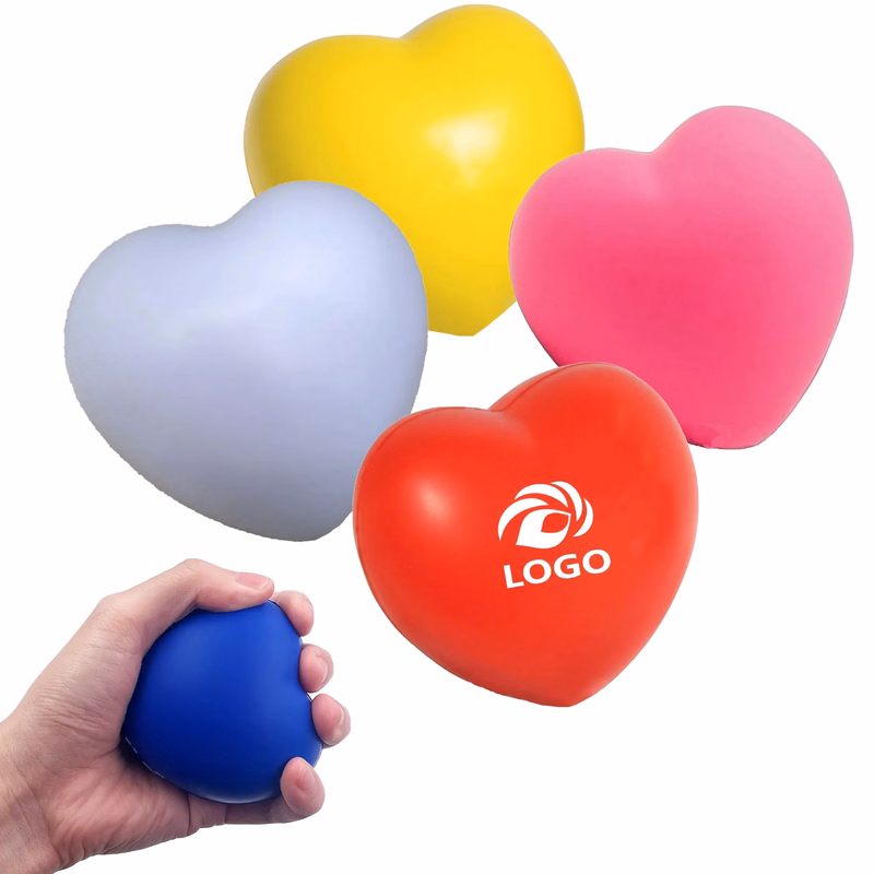 2.7" Heart Shape Stress Reliever