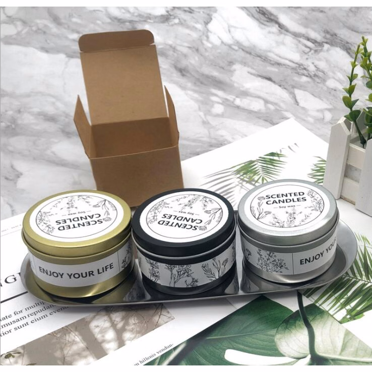 3.7OZ Highly Scented & Soy Jar Candle
