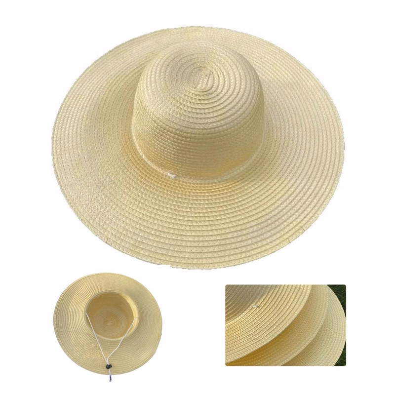 Wide Brim Woven Sun Hat