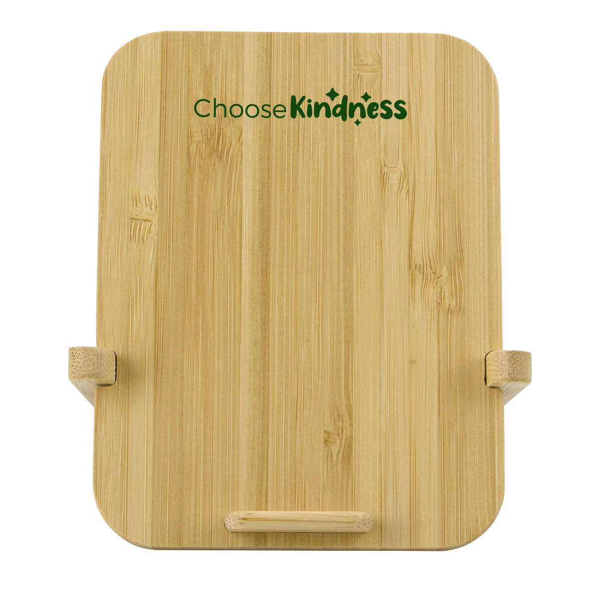 Bamboo 10W Wireless Charger with Phone Holder 1