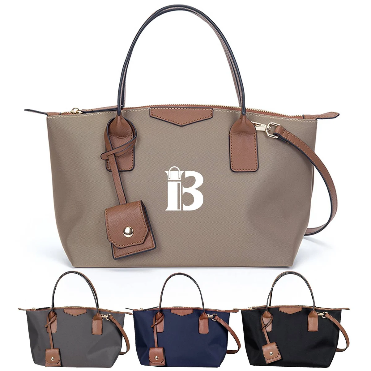 Lightweight Nylon Tote Crossbody Bag 1