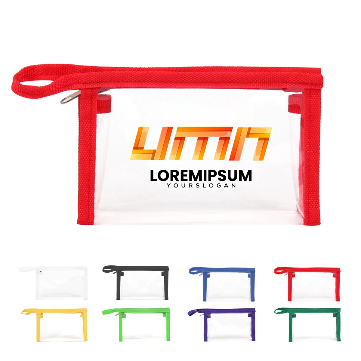 Clear Toiletry Bag With Zipper 1