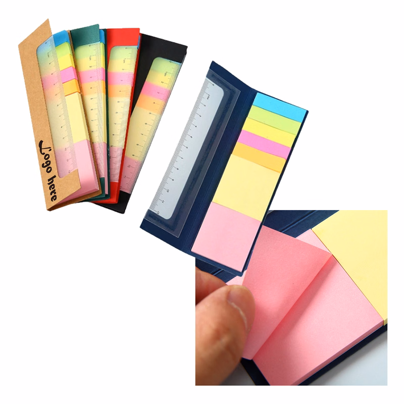 Ruler Post-it Note Combination Notebook