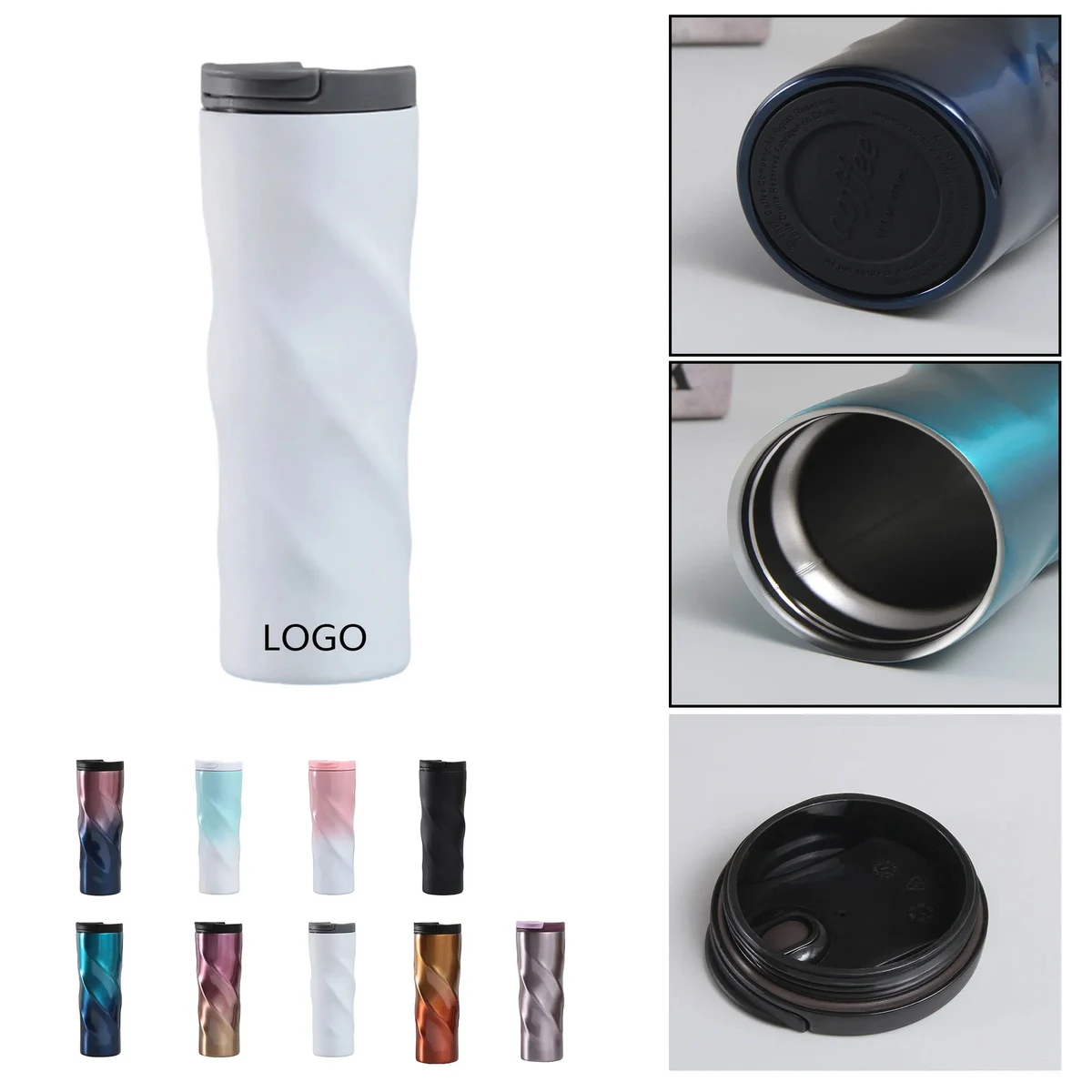 17 oz Rotating Gradient Coffee Cup 1