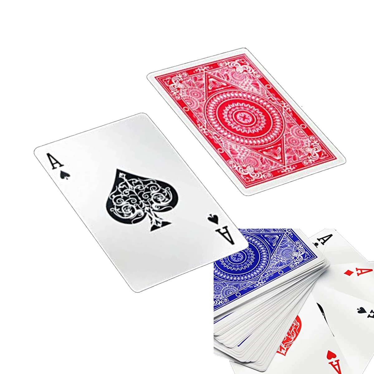 Four Color Process Custom Poker Size Playing Cards MOQ 50PCS 1