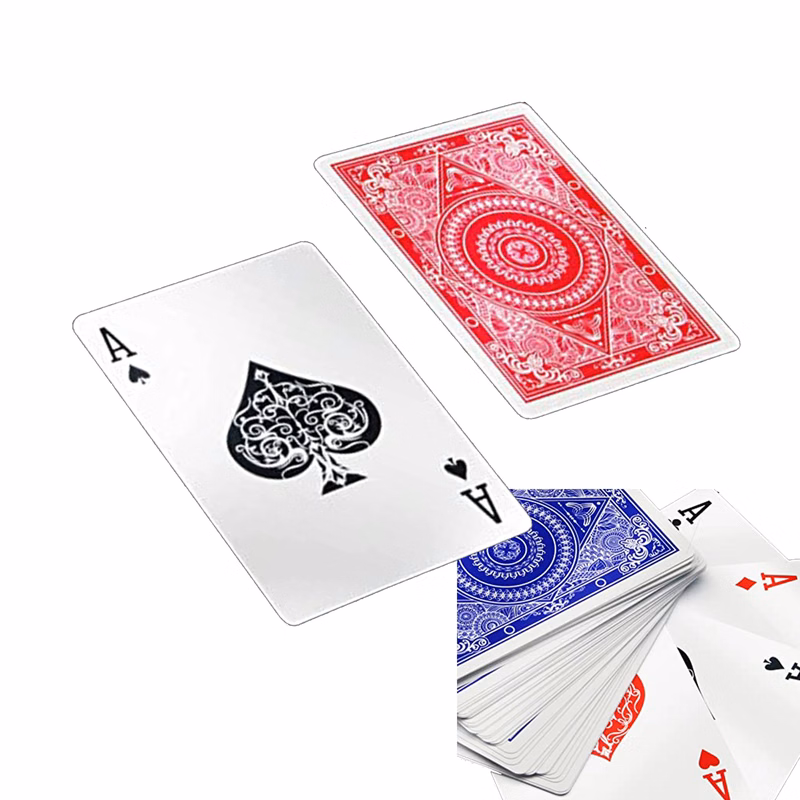Four Color Process Custom Poker Size Playing Cards MOQ 50PCS