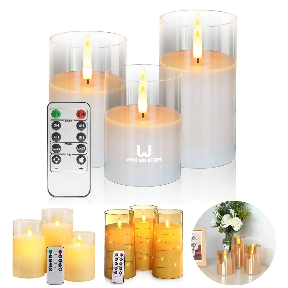 Flameless Led Candles with Remote 1