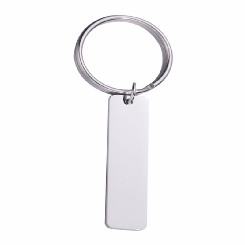 Stainless Steel Rectangular Keychain