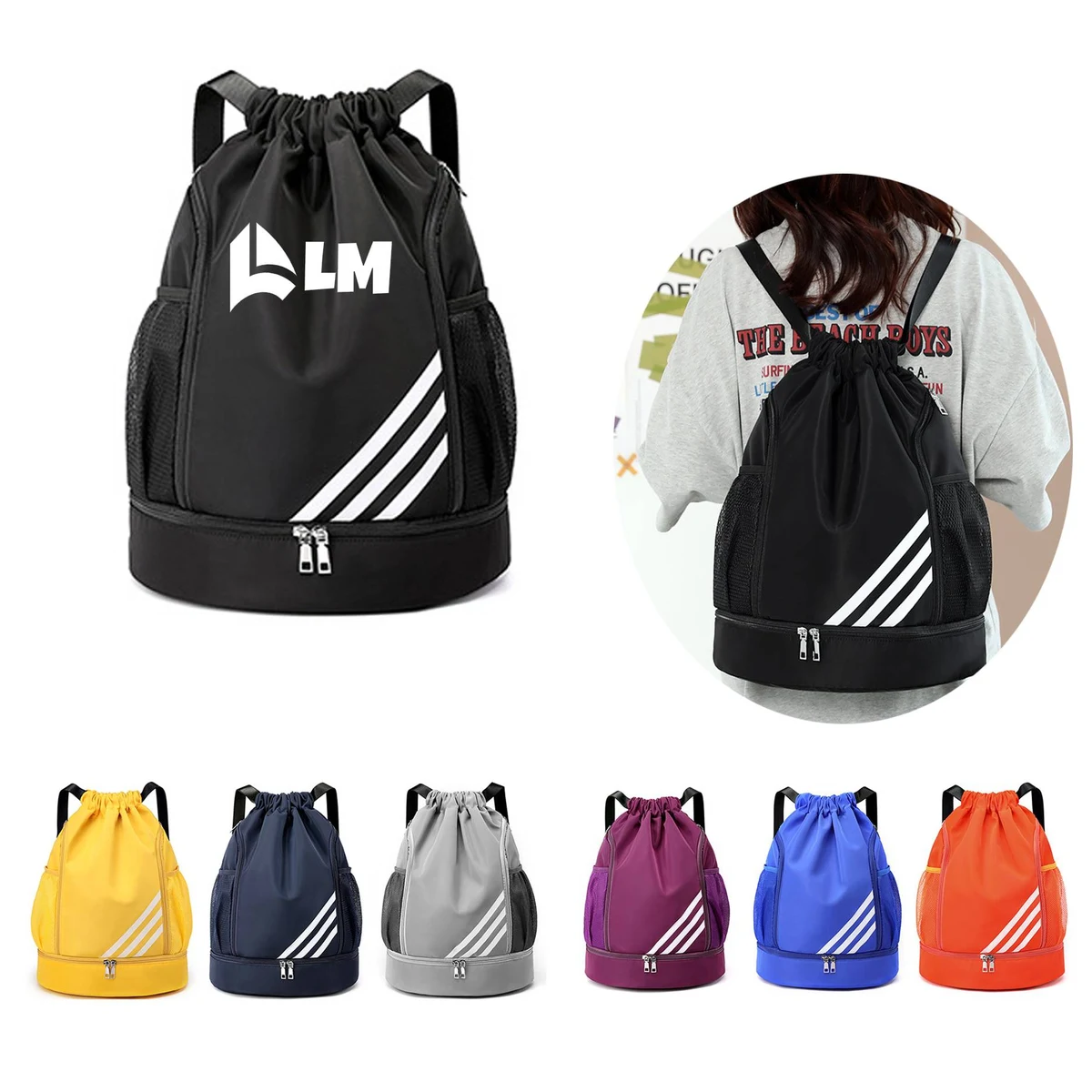 Drawstring Sports Backpack 1