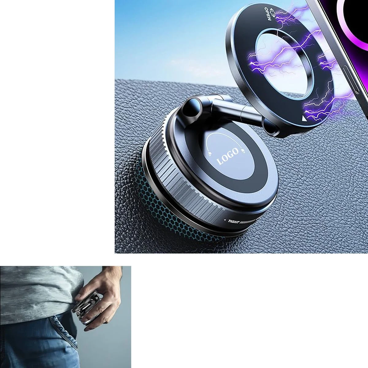 Vacuum Magnetic Phone Holder 1