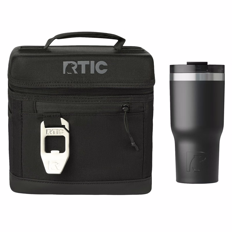 6-Can RTIC® Soft Pack Cooler Bag & 20 oz Insulated Tumbler Gift Set