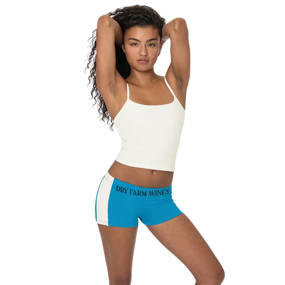 Nylon Tricot 2-Tone Mini Shorts 1