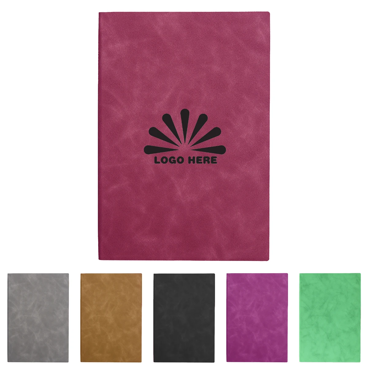 Elegant A5 Sheepskin Notebook with Custom Logo 1
