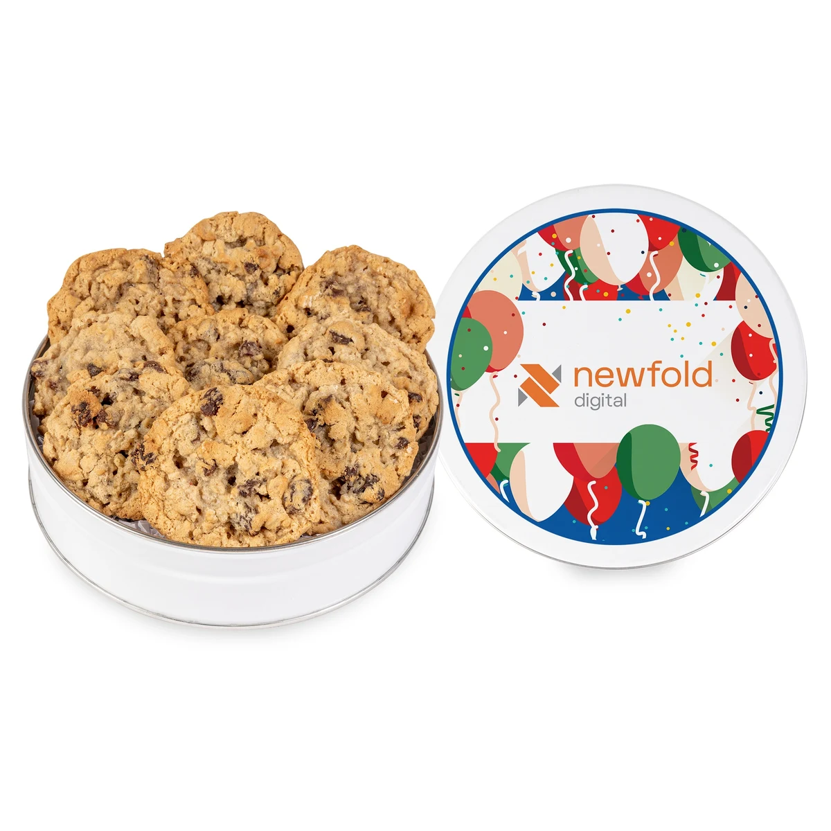 Fresh Beginnings Oatmeal Raisin Cookie Tin (Small) 1