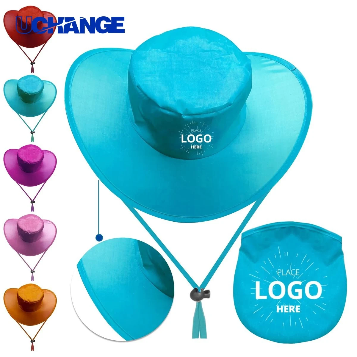 Twist Fold Colorful Sun Hat 1