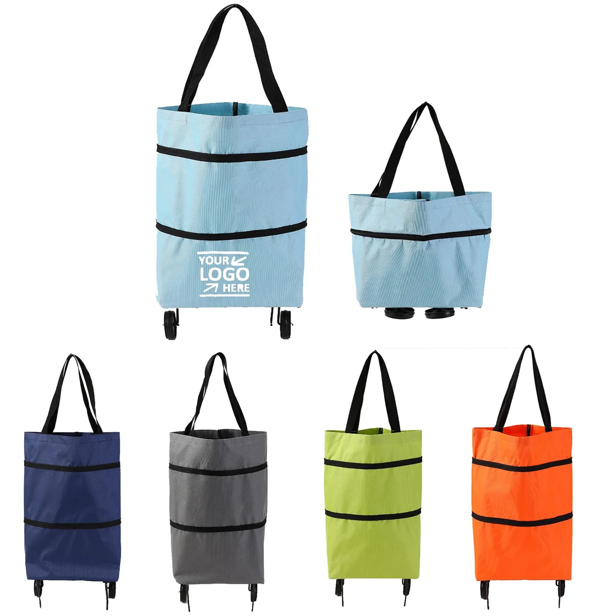 Foldable Large Overnight Weekender Bag With Wheels 1