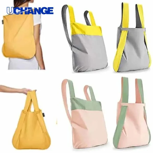 Canvas Tote Backpack Convertible Carry for Shopping and Travel 1