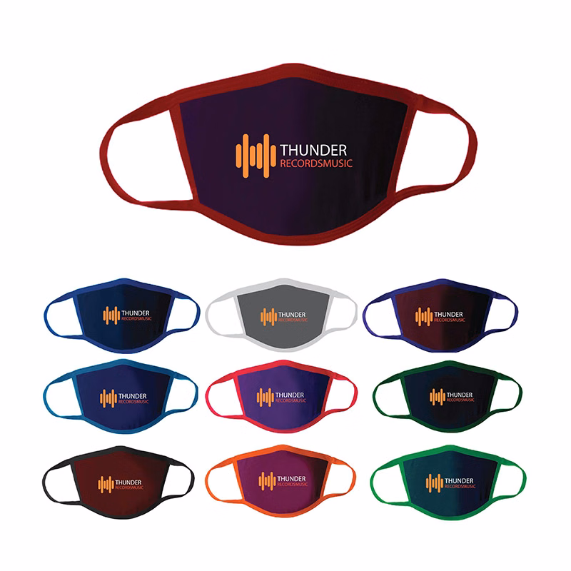 Full Color Polyester 3-Ply Face Mask Cover