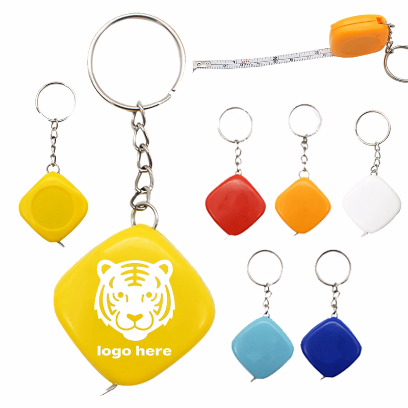 Portable Square Keychain Tape Measure