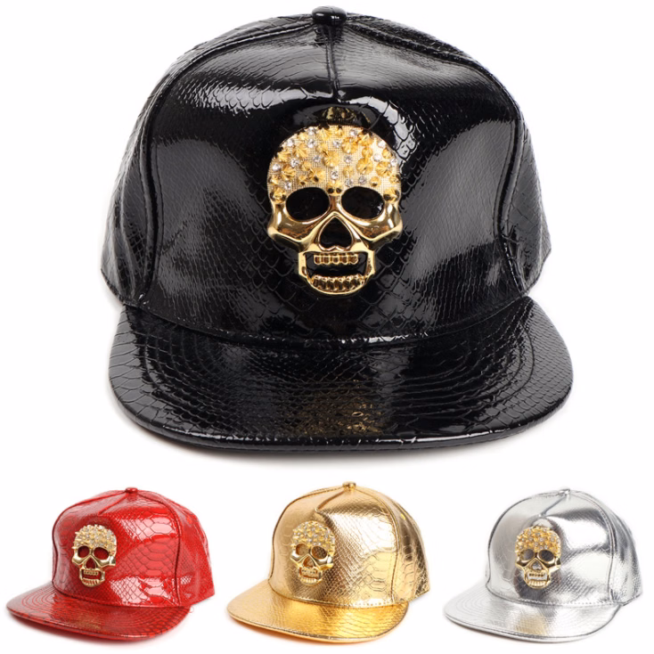 Unisex Laser Hologram Hip Hop Adjustable Cap
