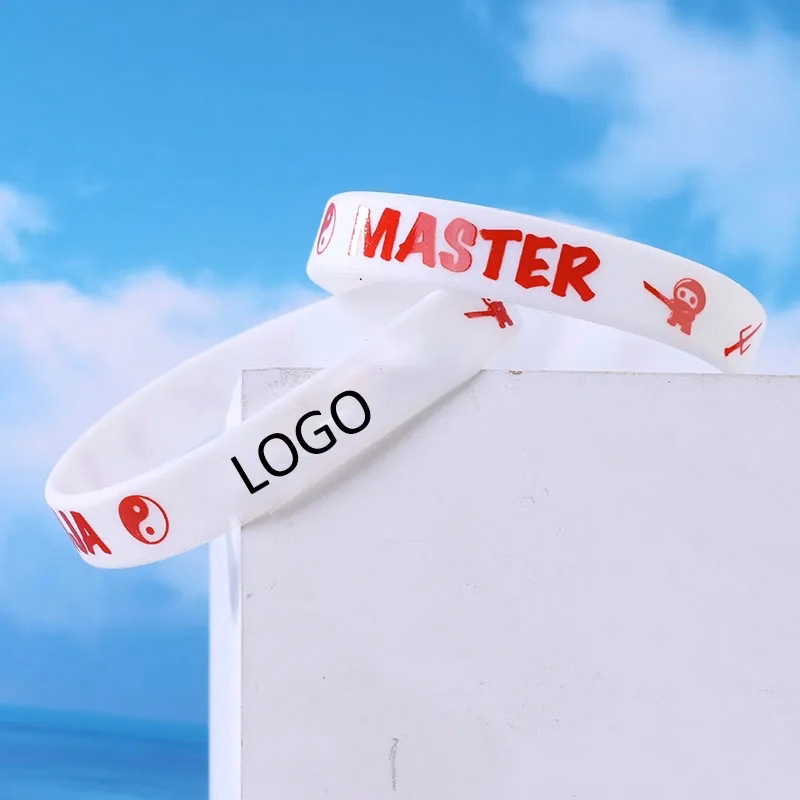 Silicone Wristband with Custom Logo