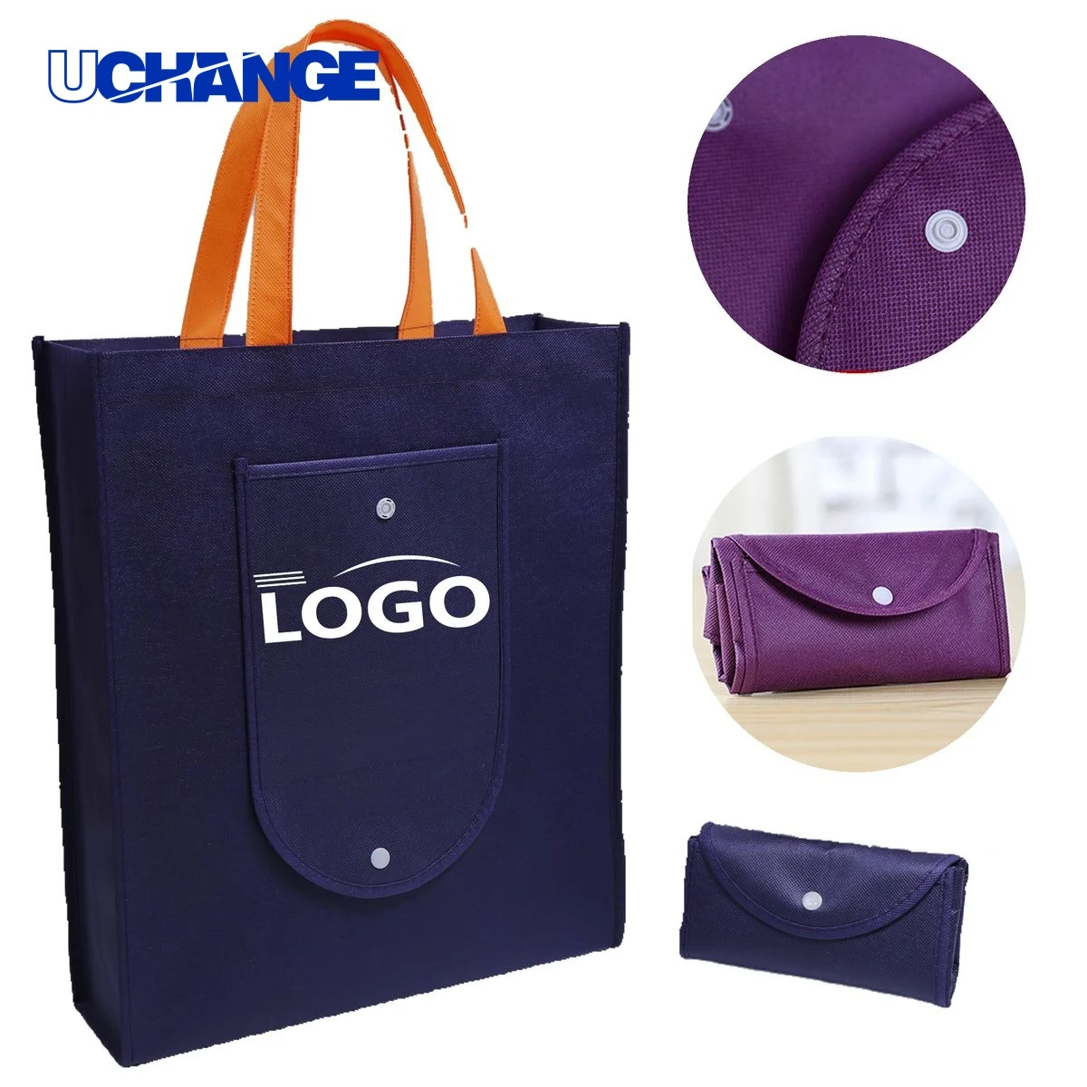 Reusable Foldable Shopping Bag Organizer with Compact Design 1