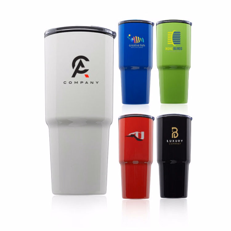 32 oz. Plastic Double Wall Travel Mug