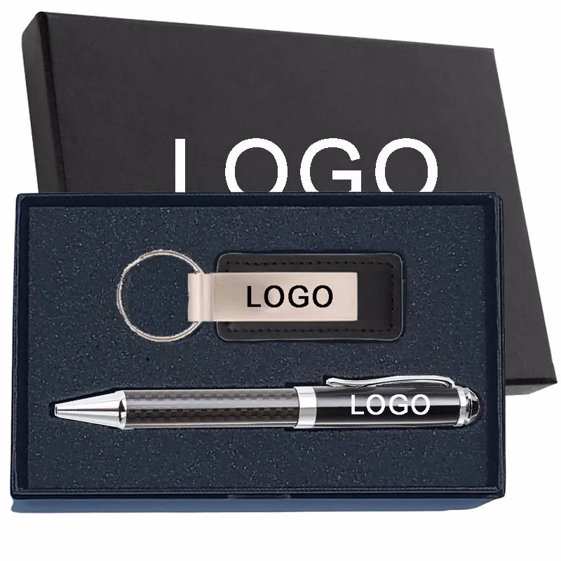 KEY TAG & CARBON FIBER PEN SET