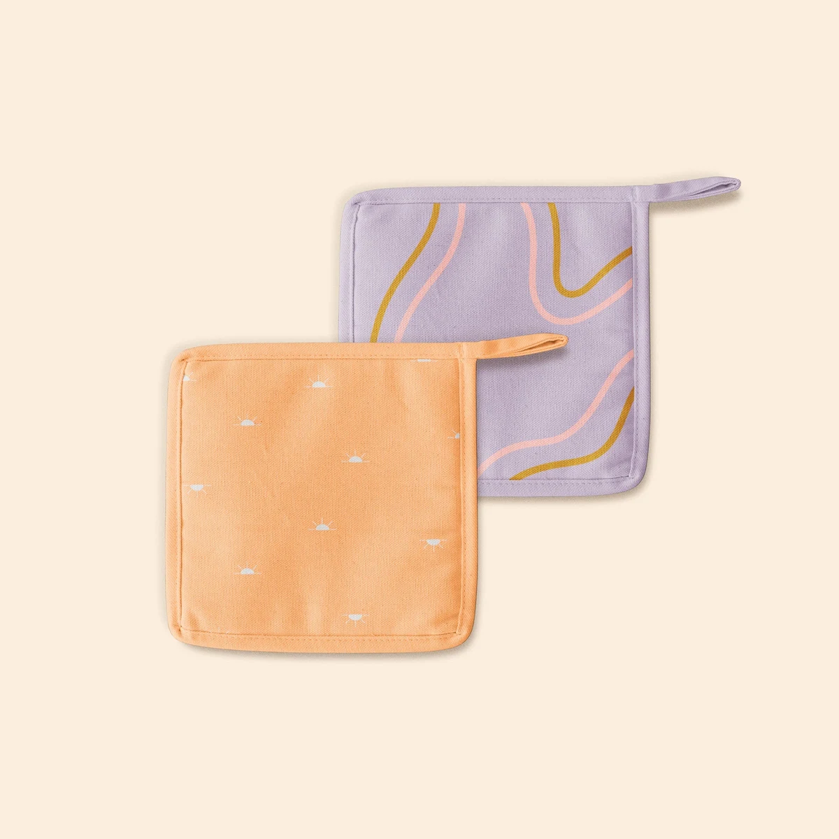HOT PAD - COLORED CANVAS 1