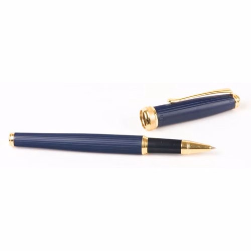 *Best Seller* Inluxus Executive Rollerball Pen with Gold Appointments and Snap Off Cap