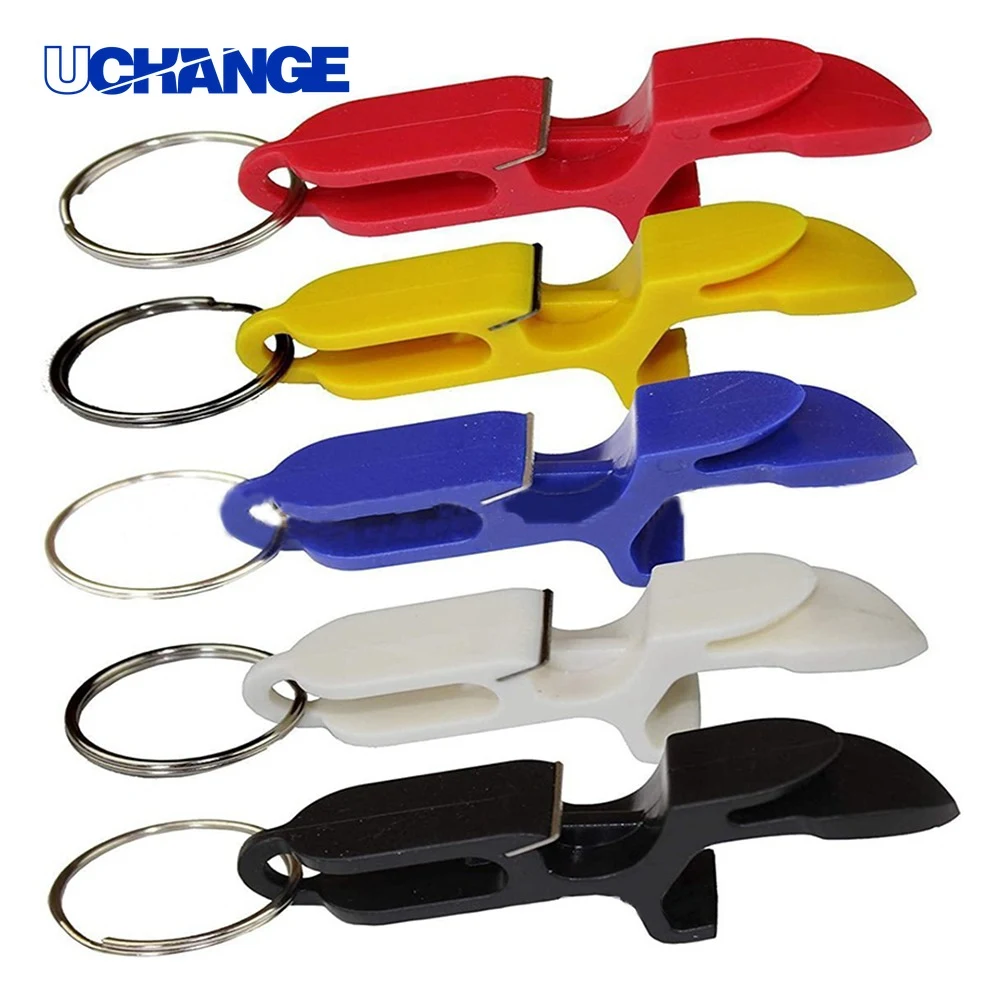 Plastic Bottle Opener Keychain Tool 1