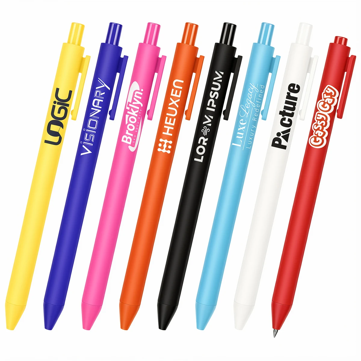 Soft Rubberized Touch Retractable Pen 1