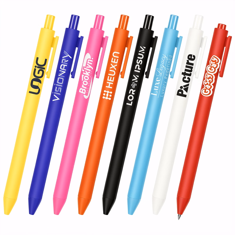 Soft Rubberized Touch Retractable Pen