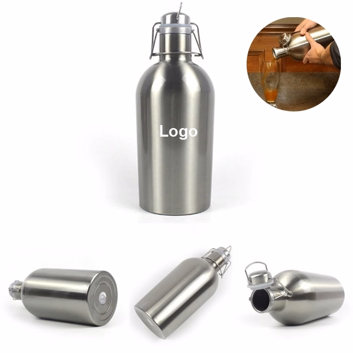 64 oz Stainless Steel Beer Growler Drinkware