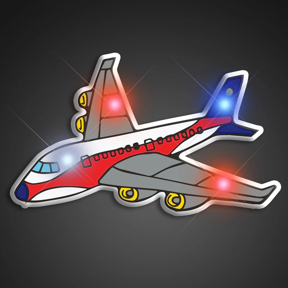 LED Airplane Blinky Pins 1