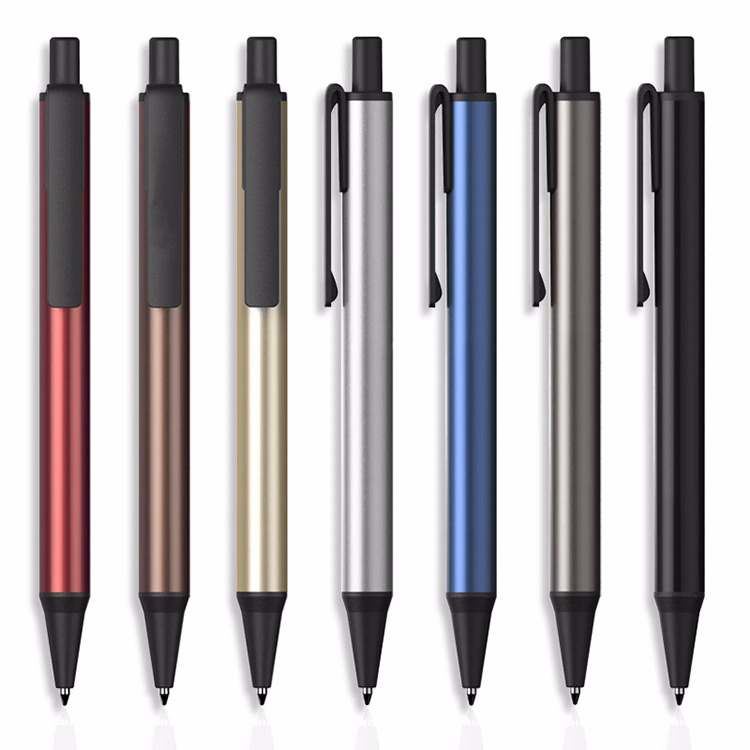 Retractable alluminum Pen