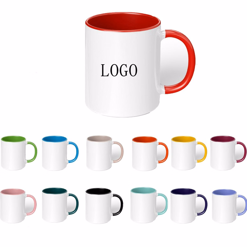 Two Tone 11oz Latte Ceramic Mug