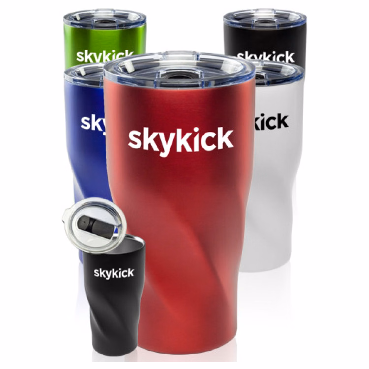 20 oz. Wavy Vacuum Travel Mug