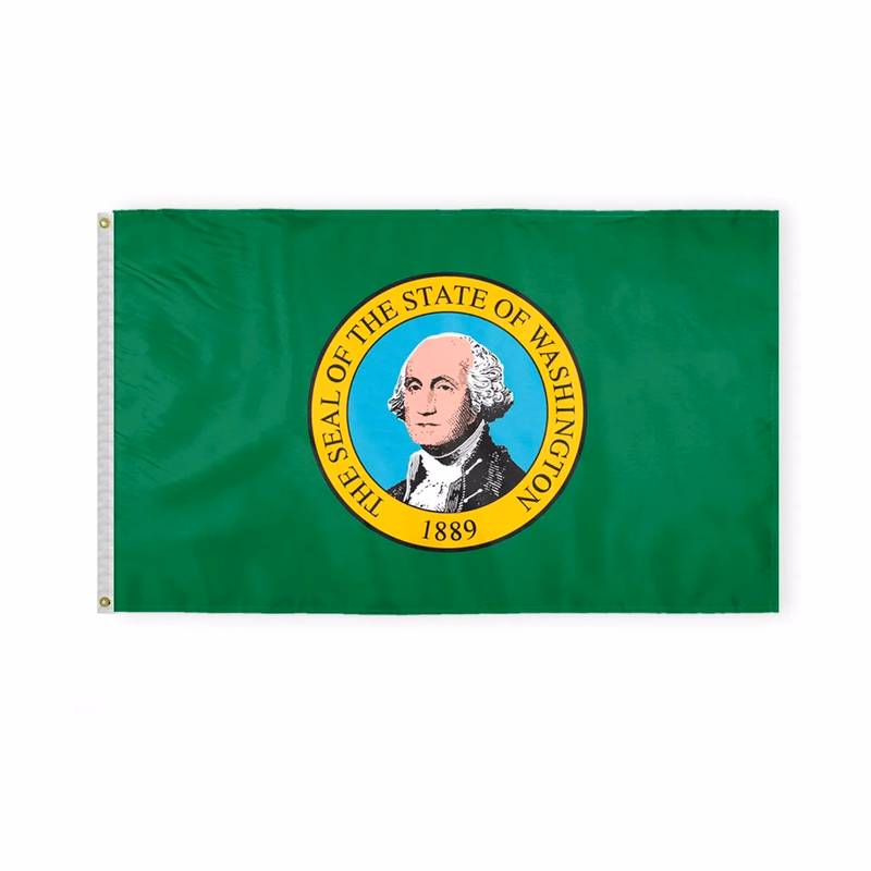 3'x5' Washington ePoly Printed Flags