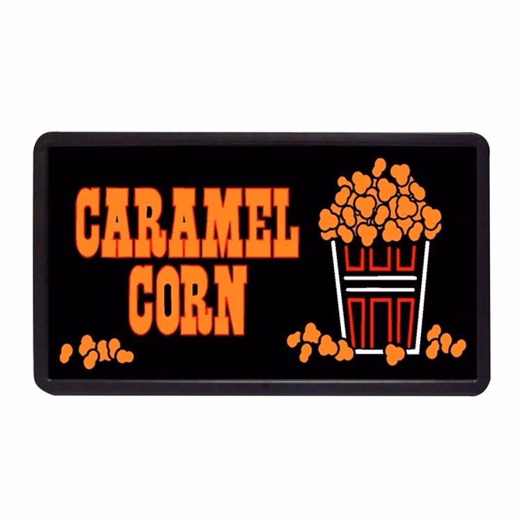 Caramel Corn 13" x 24" Simulated Neon Sign