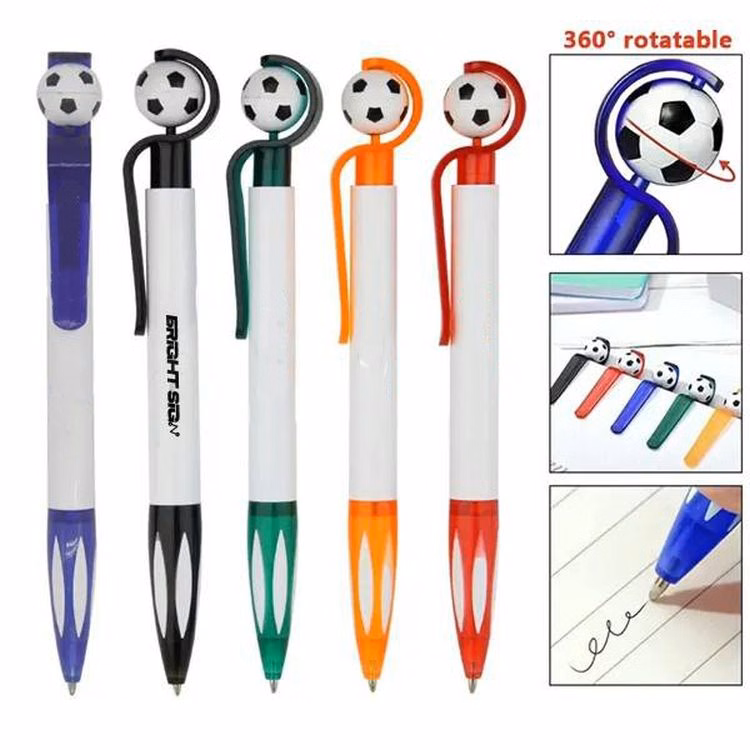 Rotating Soccer Ballpoint Pen