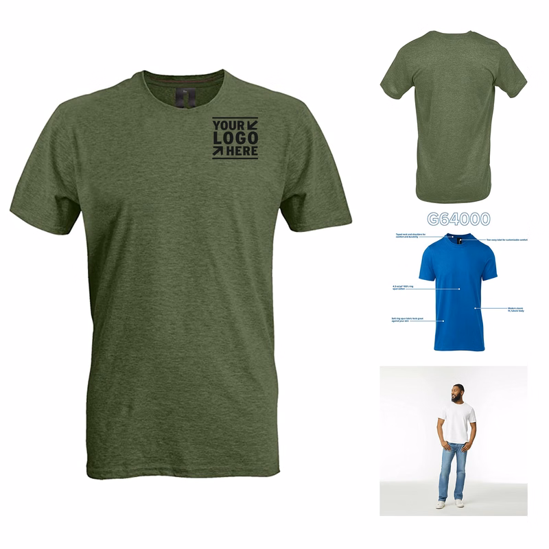 Lightweight Adult Soft Cotton T Shirt