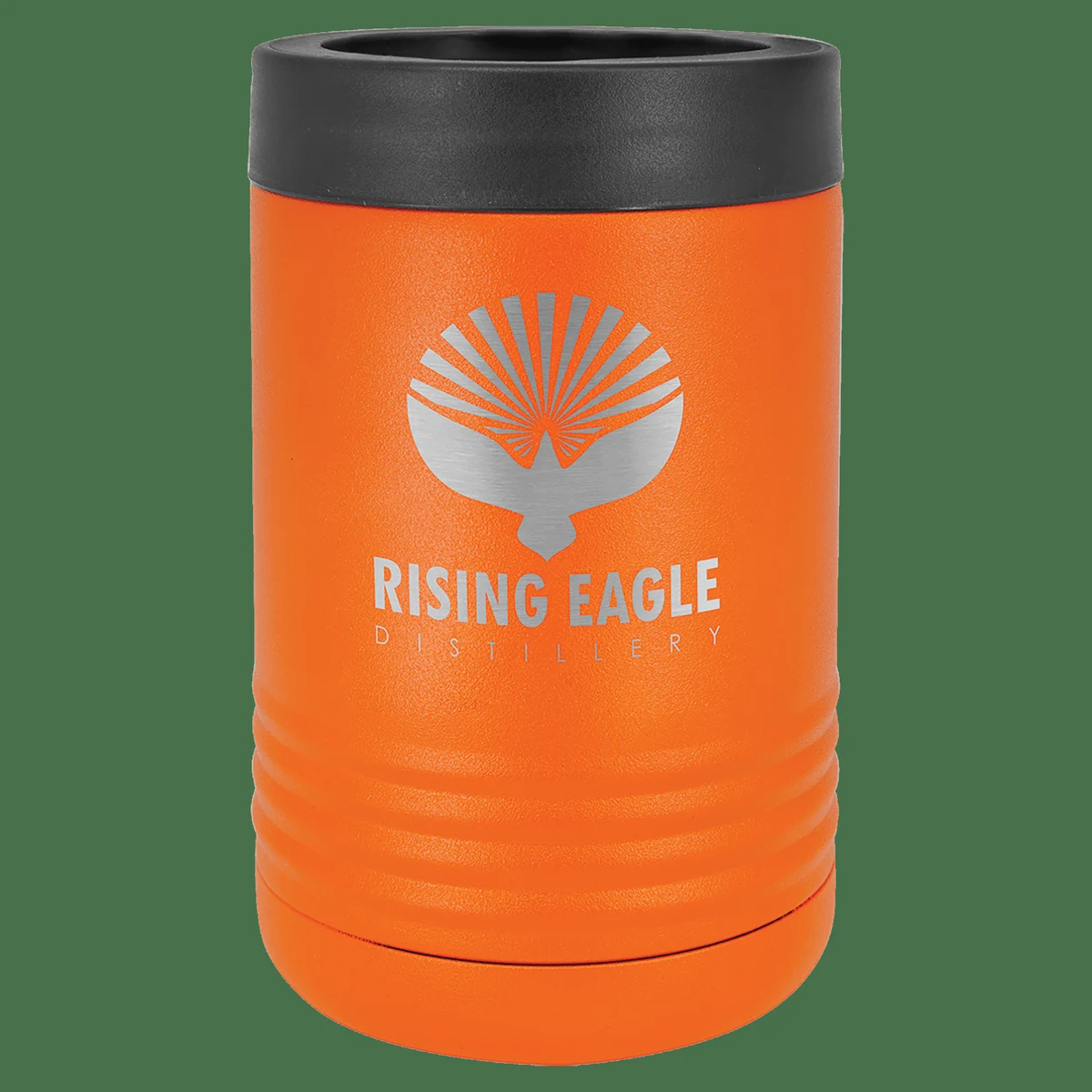 Orange Laser Engraved Polar Camel Beverage Holder, custom koozie with logo imprint 1